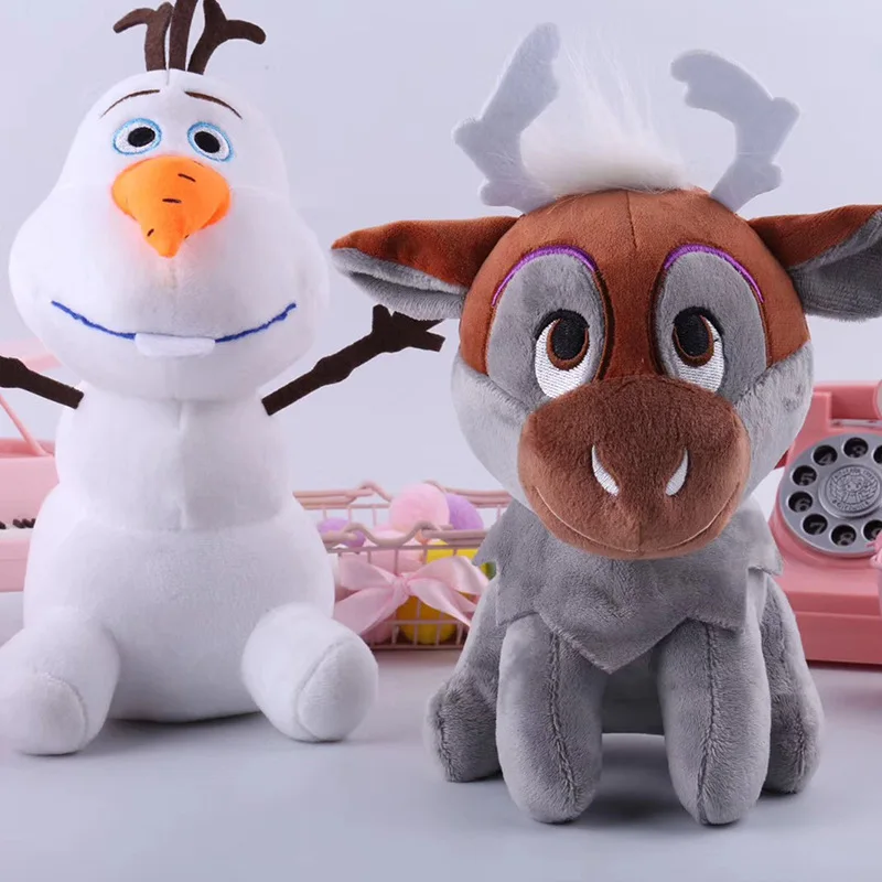 Frozen 20 CM Anna Elsa Plush Doll Toys Cute Girls Toys Queen Princess snowman Doll Girl Birthday Gifts