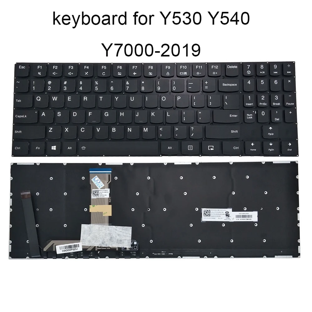 US New backlit keyboards for Lenovo Y520 Y520-15IKB Y720 Y720-15IKB English keyboards SN20M27296 LCM16F8