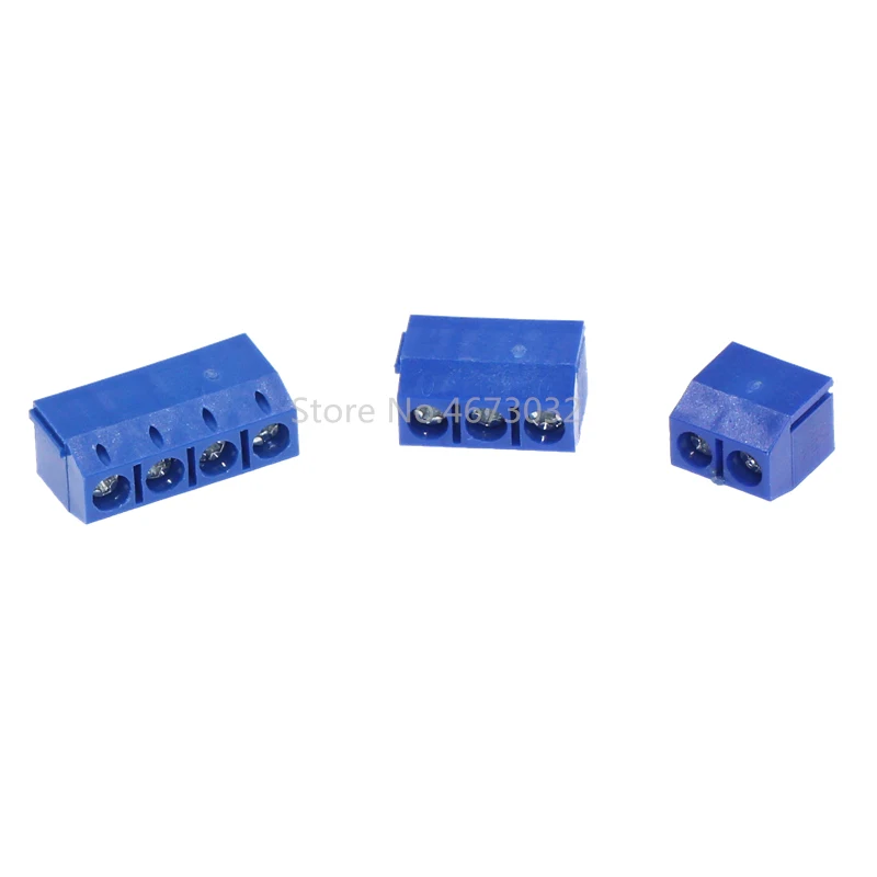 10pcs KF301-5.0-2P KF301-3P Pitch 5.0mm KF301-2P Straight Pin PCB 2 Pin 3 Pin 4Pin Screw Terminal Block Connector