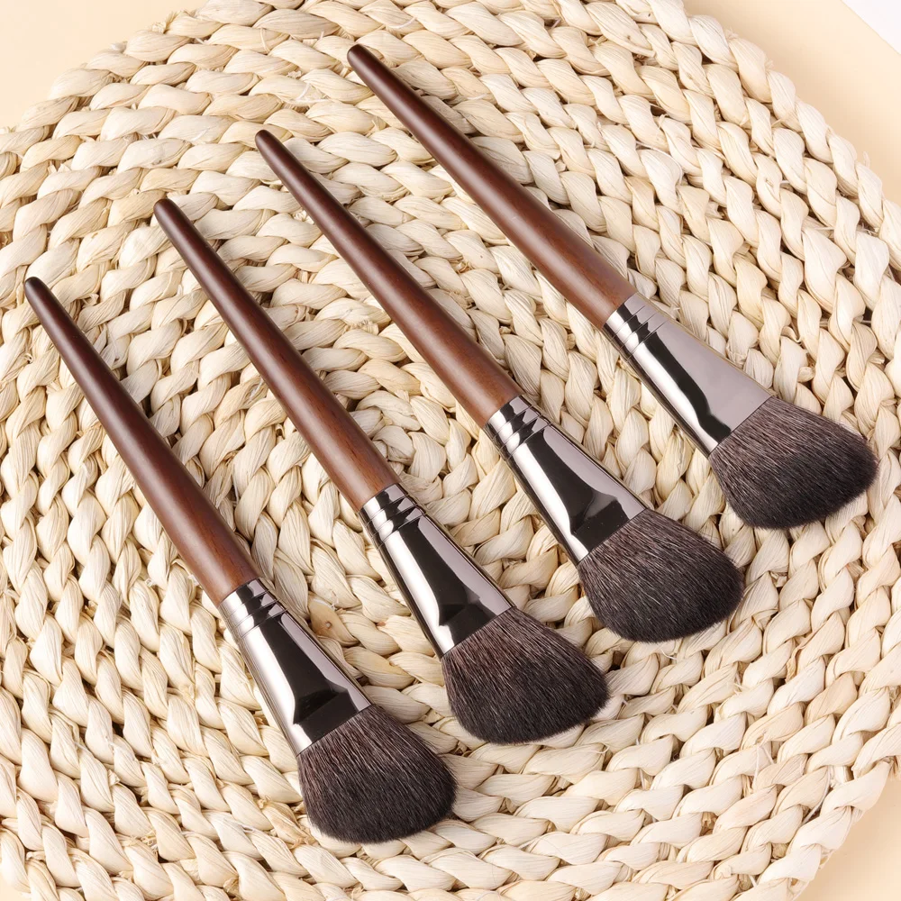 OVW 1Pcs Oblique Head Blush Makeup Brush Face Cheek Contour Cosmetic Powder Foundation Blush Brush Angled Makeup Brush Tools