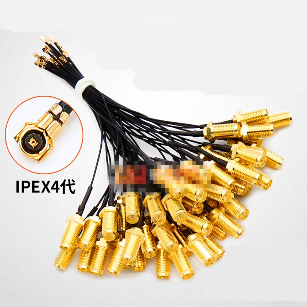 

0.25M/0.8M/ 2M U.FL IPEX MHF4 to RP-SMA Pigtail Cable Antenna For Intel AX200 9260NGW 8260NGW 8265NGW NGFF M.2 WiFi Card