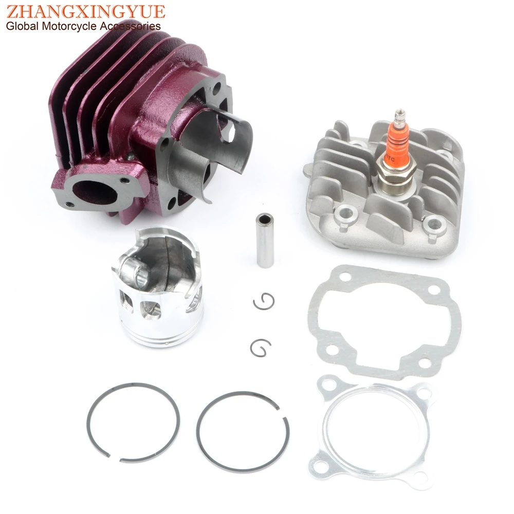 70cc Big Bore Racing Cylinder Kit & Carburetor & Air Filter & Coil & CDI for Yamaha JOG 50 Minarelli 1E40QMB 47mm/10mm