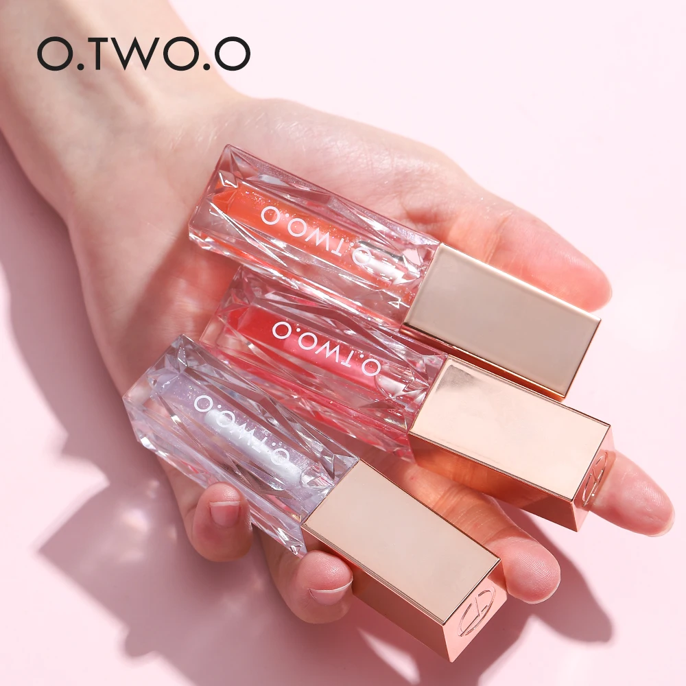 O.TWO.O New Lip Gloss Waterproof MatteTransparent  Moisturizing Lip Tint Liquid Lasting Sexy Lips Makeup Care Cosmetics