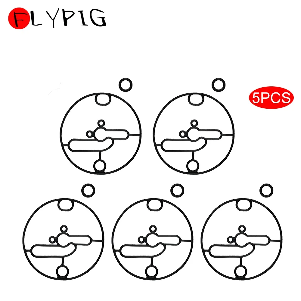 5pcs Carburetor Float Bowl Gasket 698781 For Nikki Carb 3500 19H132 19H232 19H236 19H237 19H252 201312 201317 201332 201337