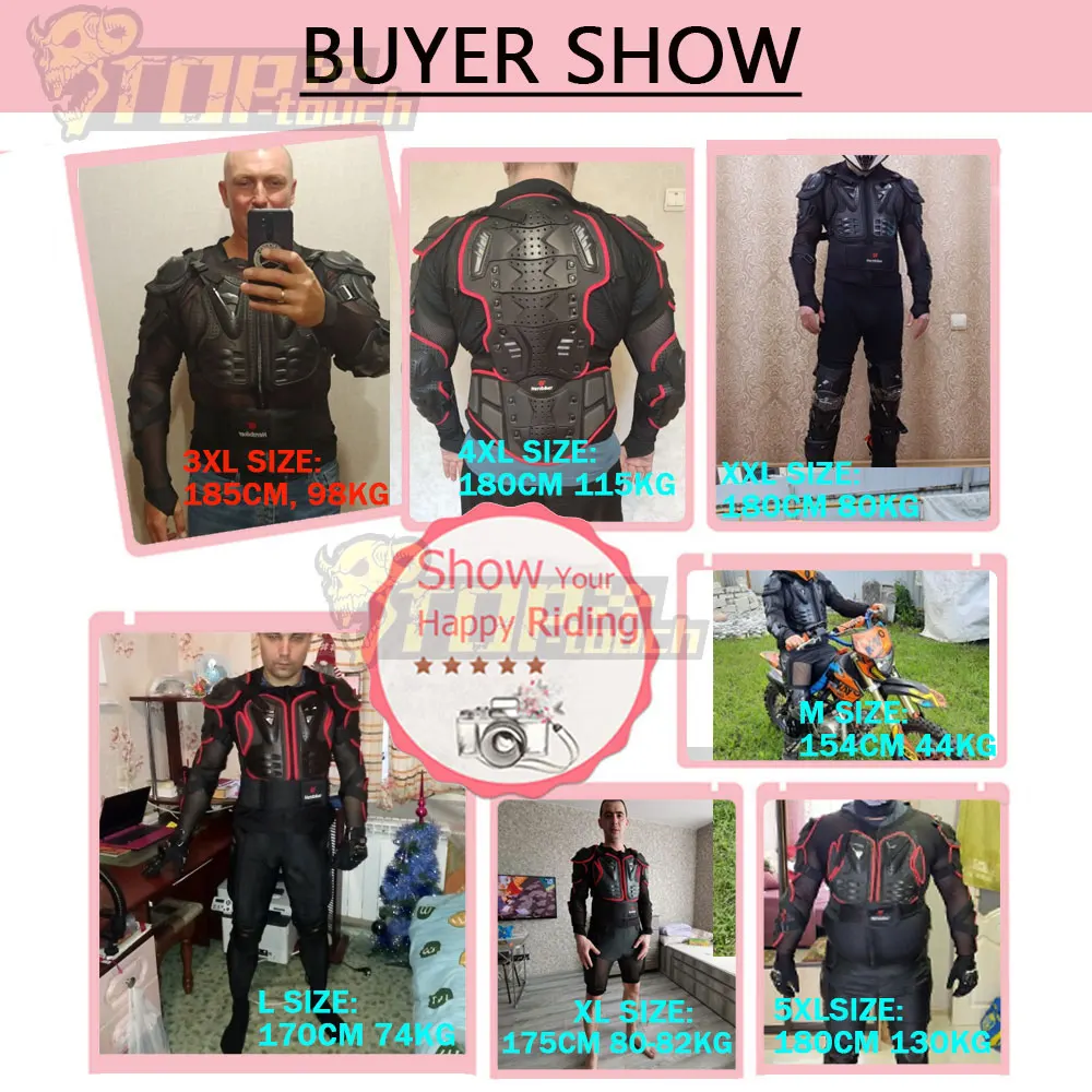 HEROBIKER Motorcycle Jacket Men Full Body Armor Motorcycle Motocross Racing Moto Armor Riding Motorbike Protection Size S-5XL