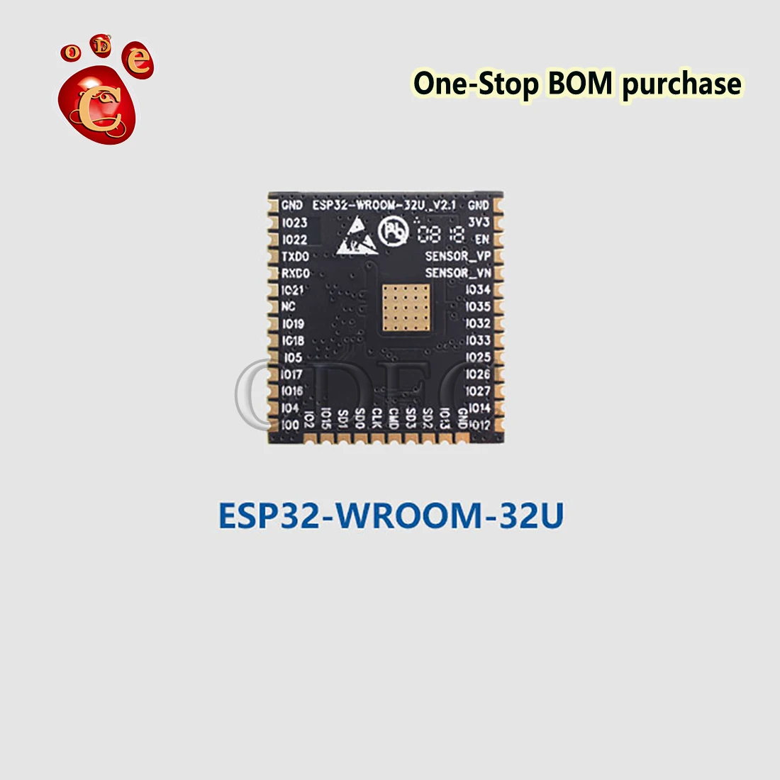 5PCS ESP32-Wroom-32U Technologie Dual Core Wi-Fi & Bluetooth Modul IPEX Antenne Original NEUE