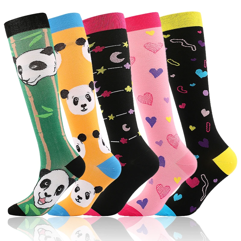 2021 New Compression Socks Men's Socks Women's Breathable Nylon Fitness Sports Camping Varicose Socks Sports Socks Cycling Socks