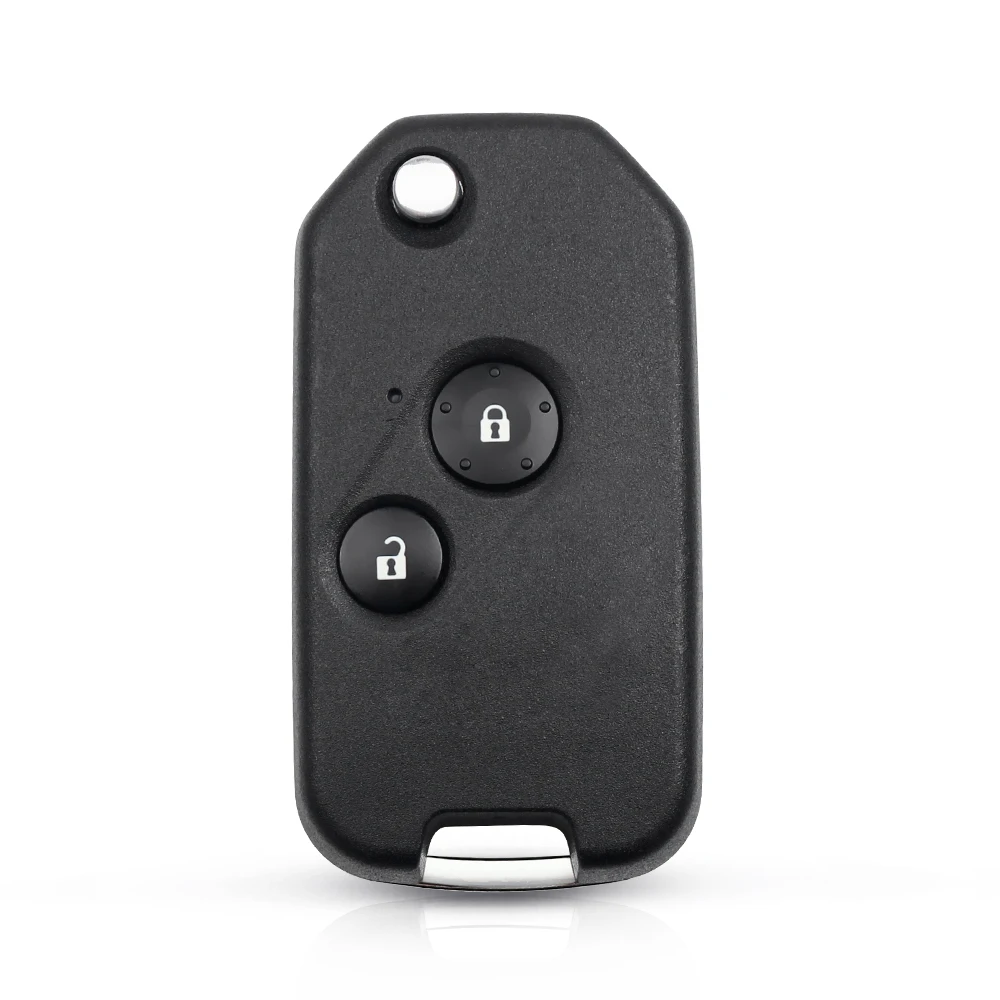 KEYYOU 2/3/4 Buttons For Honda Accord Civic 2006-2011 CRV 2018 Pilot Fit With Rubber Pad Modified Remote Flip Car Key Shell Case