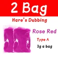 2 bolsas Rojo rosa
