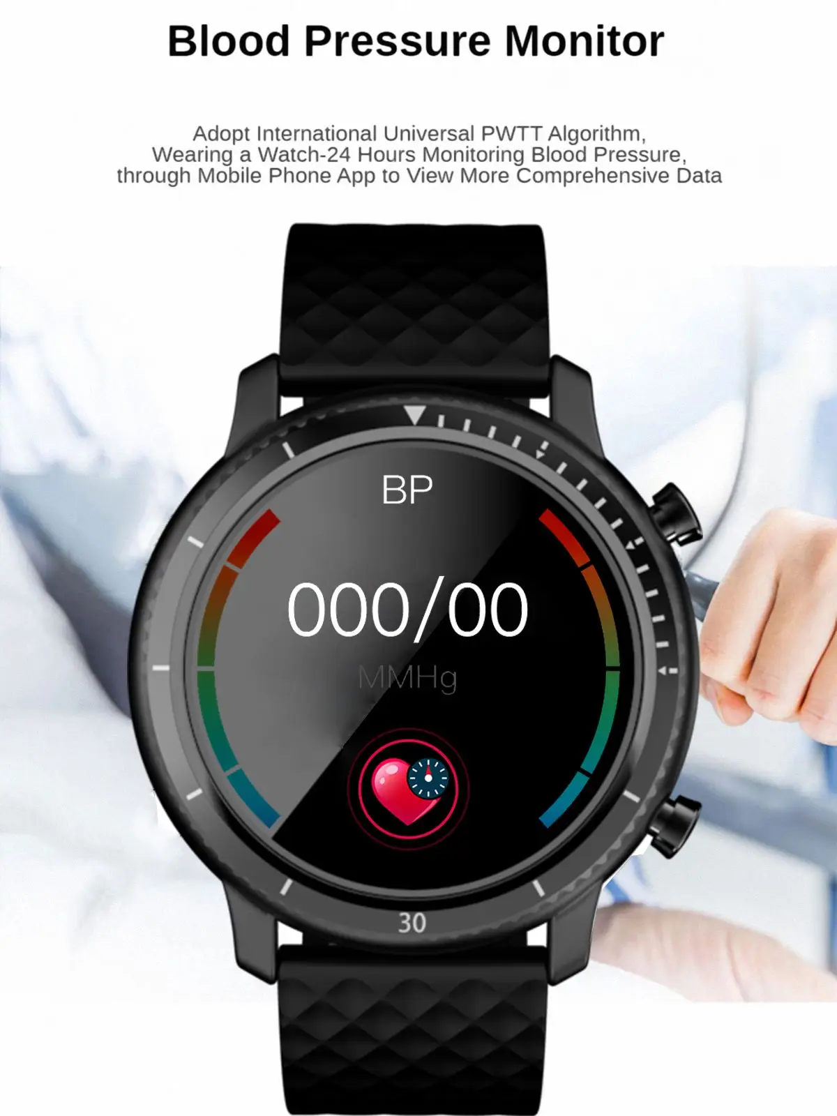 P20 Smart Uhr Männer Rotierenden Zifferblatt Sport Fitness Uhren Für Männer Herz Rate Monitor Smartwatch Wasserdichte 2021 Neue