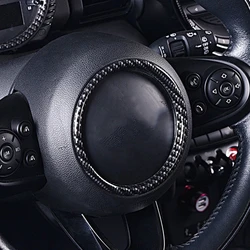 Car Steering Wheel Button Circle Frame Ring Cover Sticker For MINI COOPER F54 F55 F60 F56 F57 Decoration Modification Accessorie