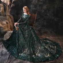 Sequin Mermaid Evening Gown #3