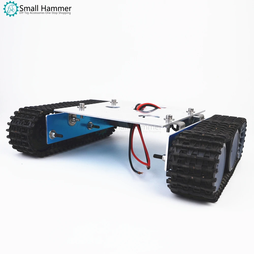 Aluminum Tank Robot Chassis DC 9-12v crawler chassis DIY arduino assembly kit