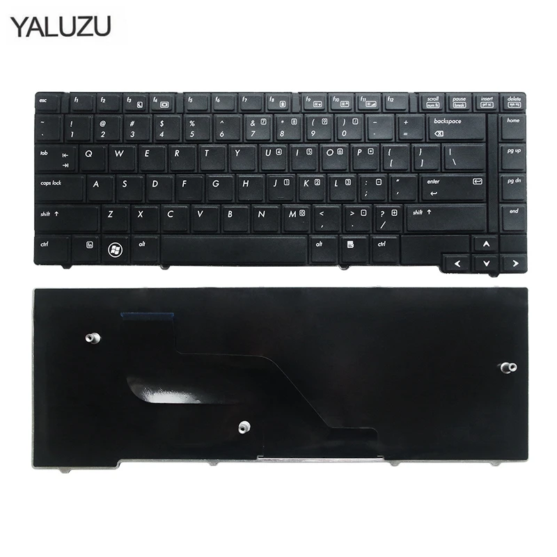 YALUZU US Keyboard for HP ProBook 6440B 6450B 6445B 6455B Series English Laptop keyboard (Without Point stick)