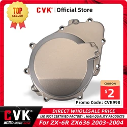 CVK Engine Cover Motor Stator Cover CrankCase Generator Coil Side Shell Gasket For KAWASAKI ZX-6R ZX6R ZX 6R 636 ZX636 2003 2004