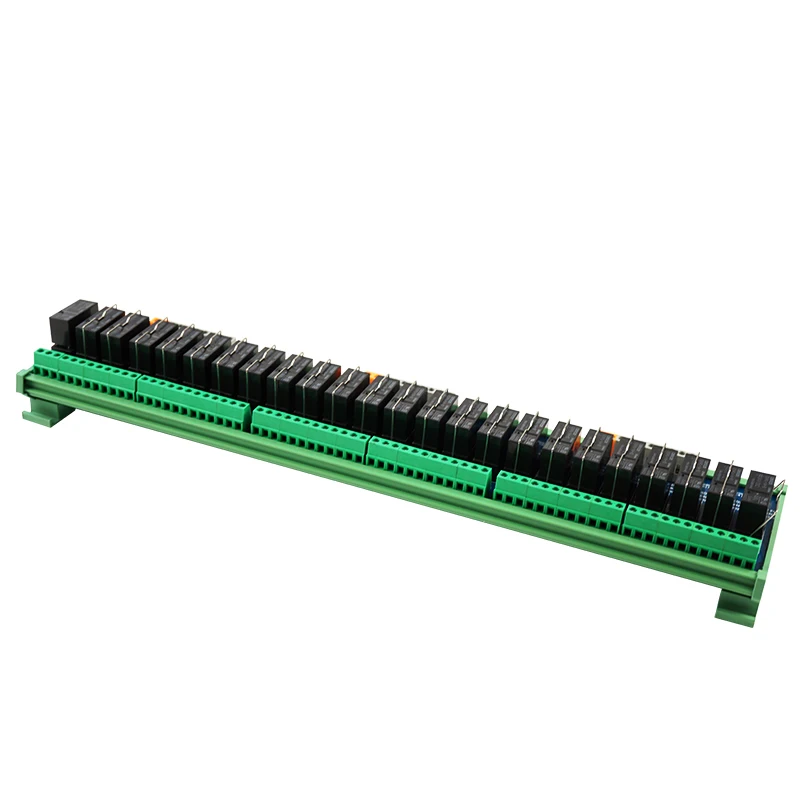 Huaqingjun 24-канальный релейный модуль 16A SPDT DC24V G5RL-1-E Электромагнитные реле для расширения ПЛК