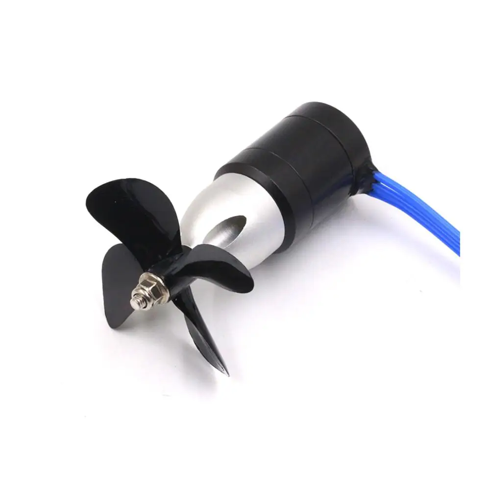 24V Underwater Thruster Brushless Motor with Electronic Speed Control 30A Splash Proof for ROV Ship Model