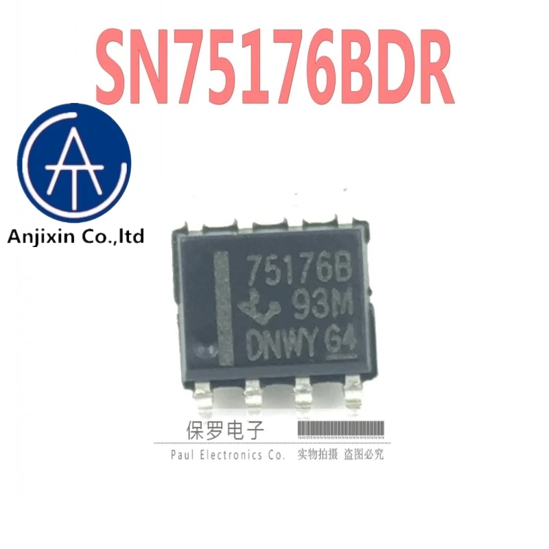 

10pcs 100% orginal new differential bus transceiver SN75176BDR 75716B SOP-8 real stock