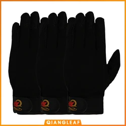 QIANGLEAF 3PCS Work Gloves Protective Gloves Ultrathin Microfiber Safety Glove Riding Gardening Sport Black Safety Mitten 2520