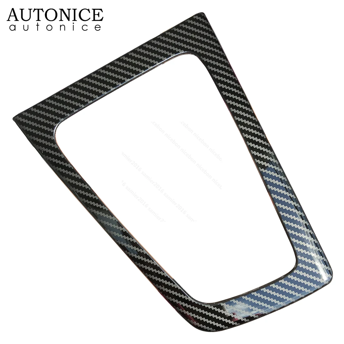 Carbon Fiber Color Steel Inner Gear Shift Panel Cover Trim Fit for Ford Focus MK3 2012 2013 2014 MT