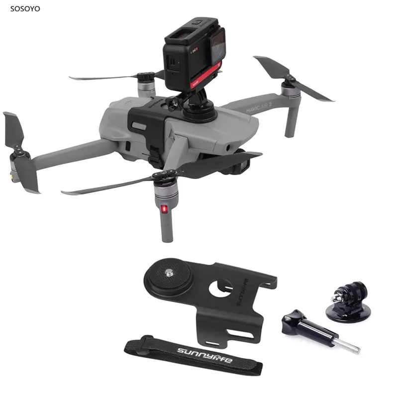 Многофункциональный расширительный адаптер для Mavic Air2, фиксированный держатель, набор кронштейнов для экшн-камеры Insta360 Gopro Dji Osmo