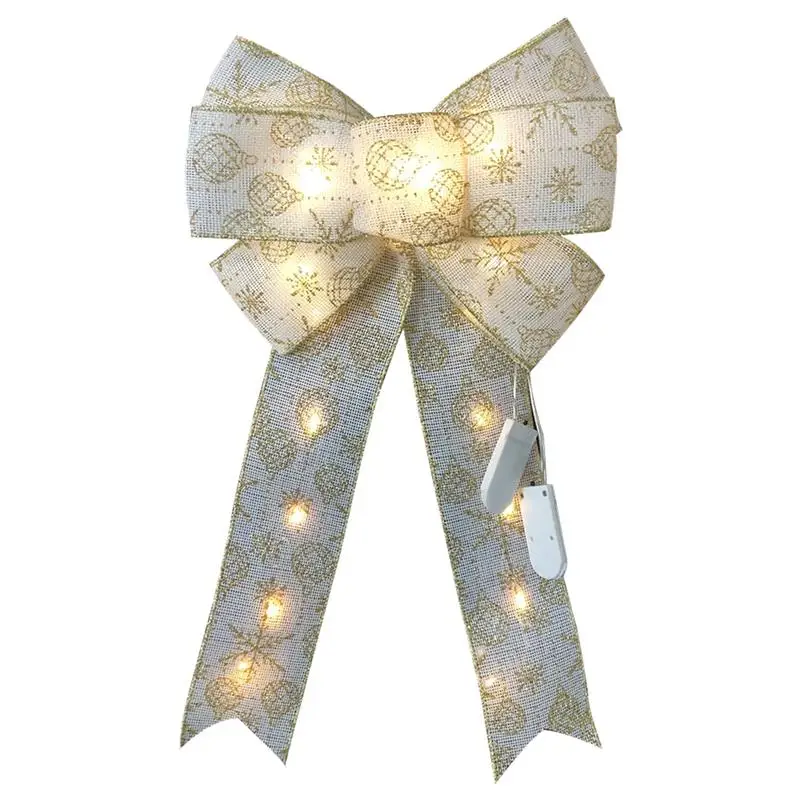 Christmas Bow On Large Manual Home Ornament 1pcs New Hot Sale Holiday Bow Xmas Fashion Festival Decor Handmade