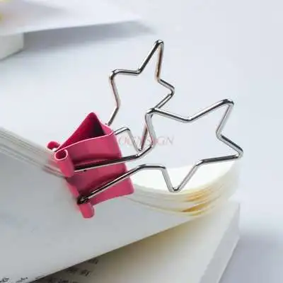 10pcs New Pentagram Long Tail Clip Cute Long Tail Clip Color Long Tail Clip Shaped Long Tail Clip Office Clip