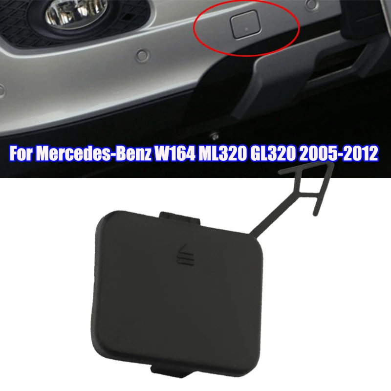 Car Front Bumper Towing Hook Cover For Mercedes-Benz W164 ML320 GL320 2005-2012 Trailer Cover Cap #1648850023