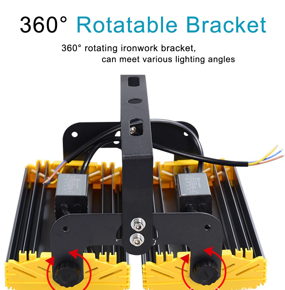 Lightingview Flood Light 50W 100W 150W Spotlight Outdoor Floodlight AC220V 240V Waterproof IP65 Led Reflect Garden Lamp Lighting