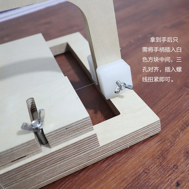 DIY 전문 손으로 만든 콜드 비누 커터 비누 스틸 와이어 커팅 머신 홈 비누 커팅 나이프 비누 만들기 도구 34x25CM