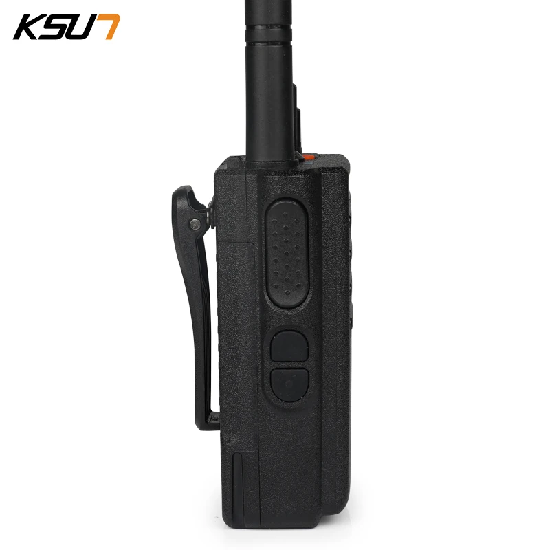 Mini Walkie Talkie profesional de largo alcance, dispositivo de comunicación con antena, recargable, Radio bidireccional, transceptor, KSUN-x55
