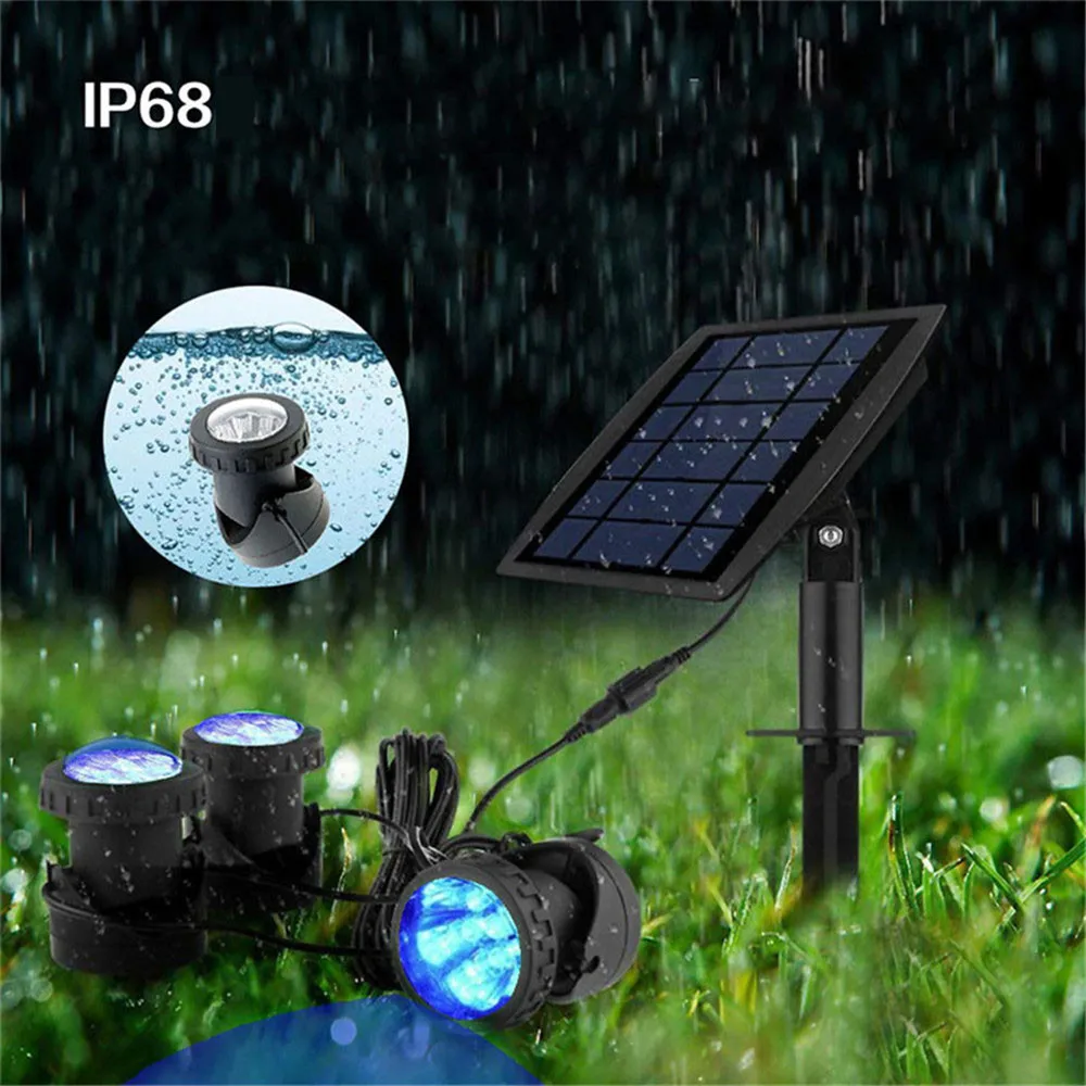 

Солнечные садовые фонари RGB красочные светодиодные пейзажные шипы газонные лампы водонепроницаемый уличный солнечный прожектор для декора двора