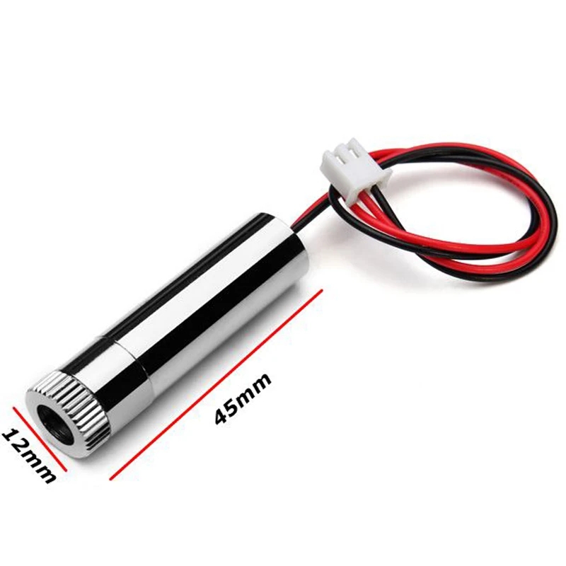 250mw 650nm Red Laser Dot Module Adjustable Focal Length,High Power Laser DIY Engraving Machine Laser Head