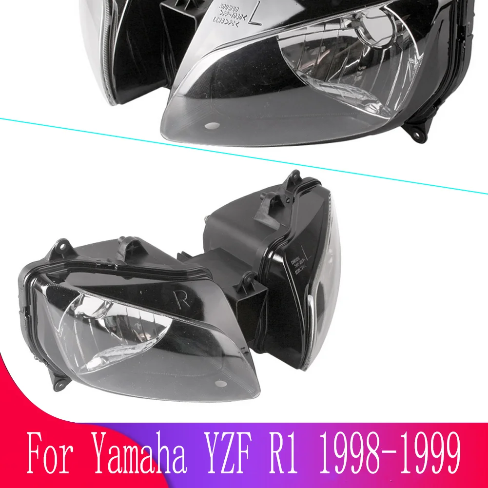 

For Yamaha YZFR1/YZF R1/YZF-R1 1998-1999 Cafe Racer Motorcycle Accessories Front Headlight Headlamp Head Light Lighting Lamp