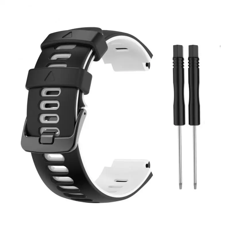 Applicable To Garmin Forerunner 735 XT 230 235 235lite 620 630 Approach S20/S5/S6 Watch Strap Two-color Silicone Strap With Tool