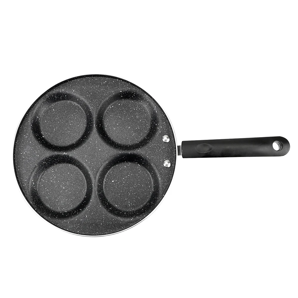 Non-stick Egg Pancake Steak Pan Breakfast Maker 4/5/7-hole Frying Pot Cooking Egg Ham Pans No Oil-smoke Thickened Omelet Pan