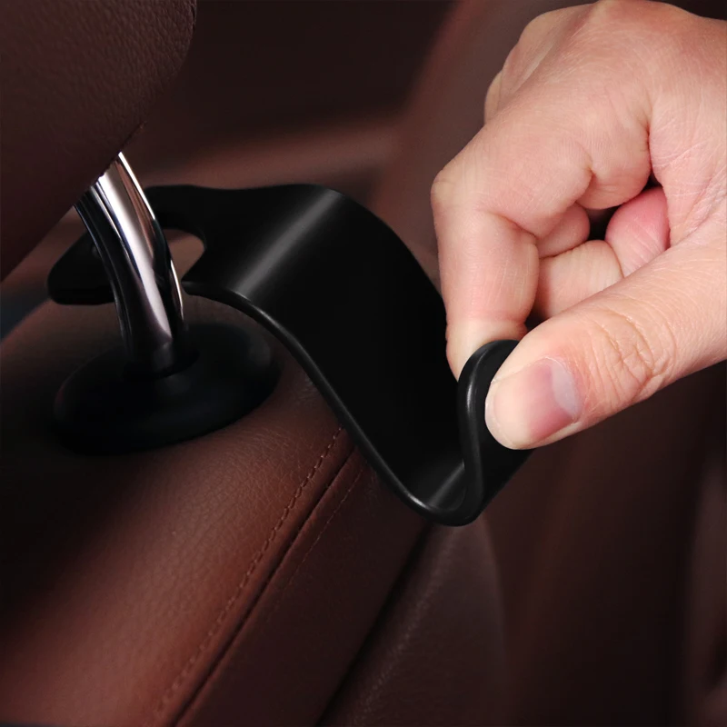 

Automotive Car Seat Hook Clip Auto Headrest Hanger Bag Holder for Car Bag Purse Cloth Grocery Coat Storage Auto Fastener