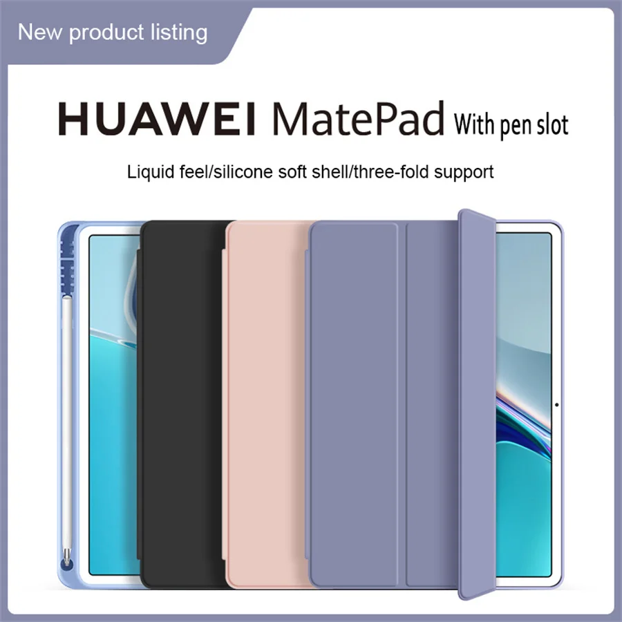 

Smart Case For Huawei MatePad 11 2021 10.95" DBY-W09 Smart Shell Stand Cover,Strong Magnetic Adsorption for Mate Pad 11 2021