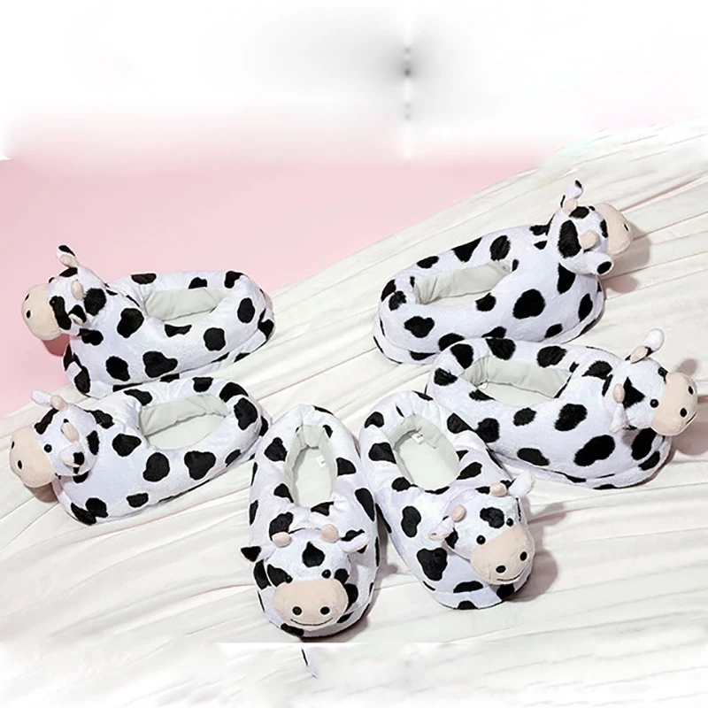 Unisex Cute Funny Gift Shoes Men Women Slippers Winter Slippers Custom Slippers Home House Slippers Children Cotton Home Shoes