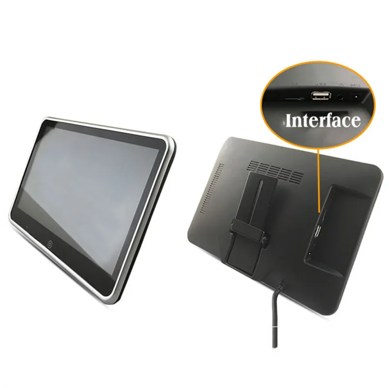 Universal 10.1-inch 1080P HD LCD touch screen car headrest display car multimedia audio video player MP4 MP5  speaker Bluetooth image 5