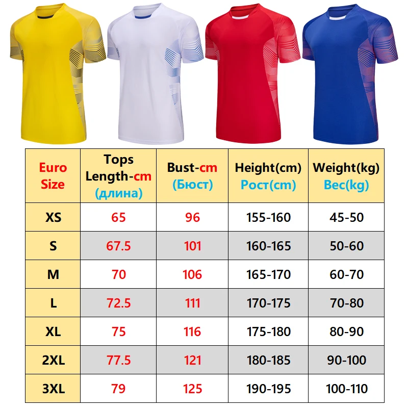 T-shirt de sport imprimé à manches courtes pour hommes, maillot de fitness respirant, chemises d\'équipe de football, course en plein air,