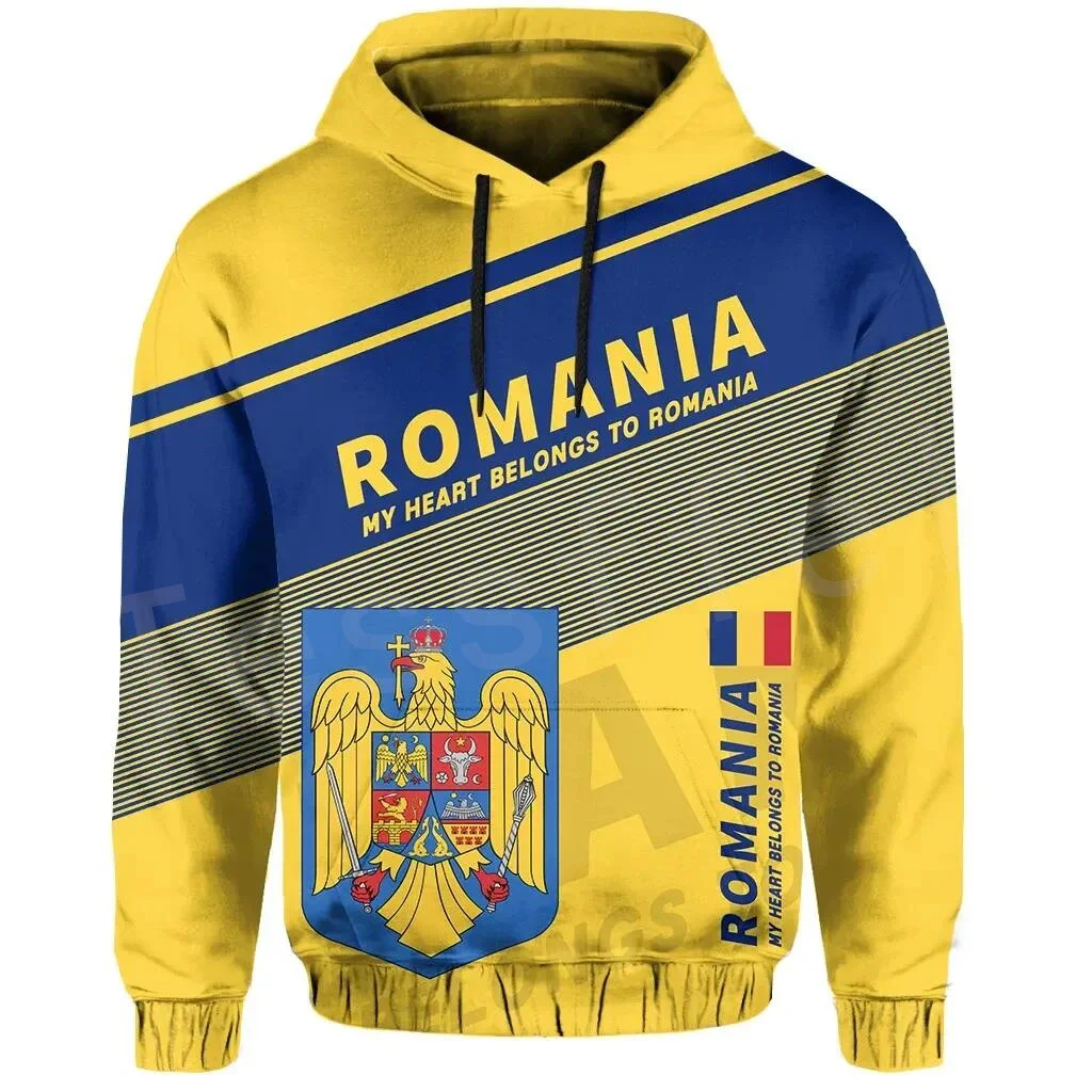 

Tessffel NewFashion Romania Europe Country Flag Symbol Art Colorful 3DPrint Tracksuit Autumn Jacket Zipper Hoodies Men/Women F13