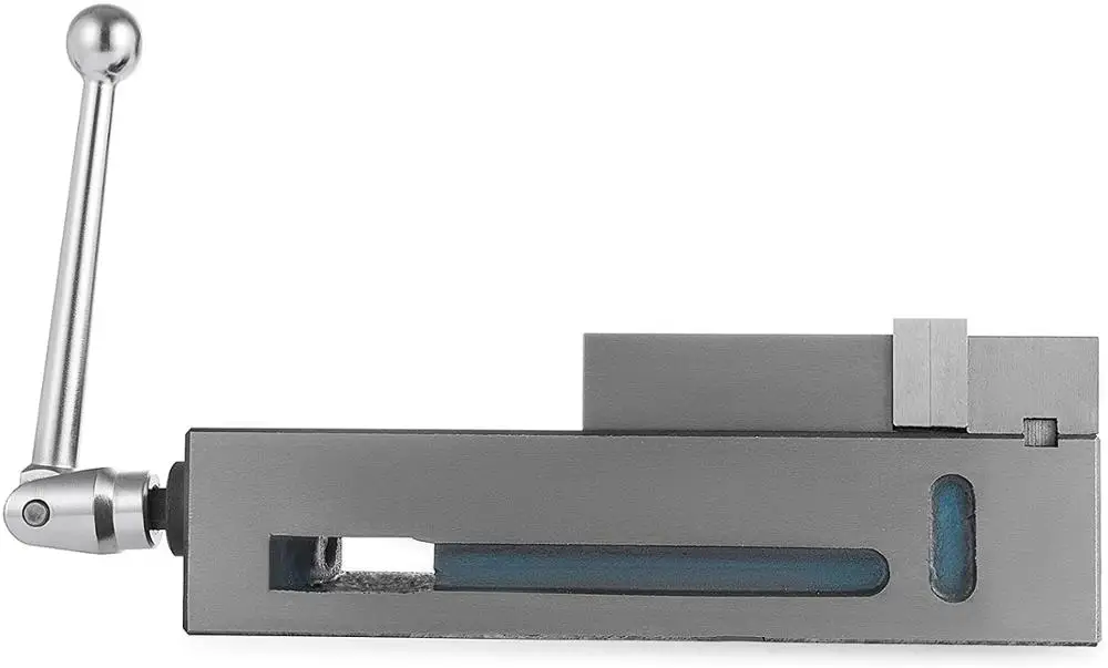 Morsa de bancada, torno de alta precisão, 4 polegadas, largura da mandíbula fixa cnc, torno de máquina de precisão de 4 polegadas