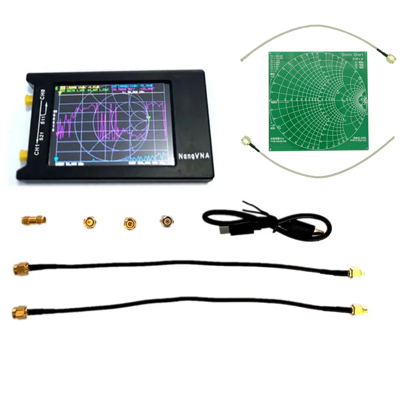 New 4 inch LCD Display 10KHz~1.5MHz NanoVNA-H4 HF VHF UHF Vector Network Analyzer Antenna Analyzer RF Demo Kit