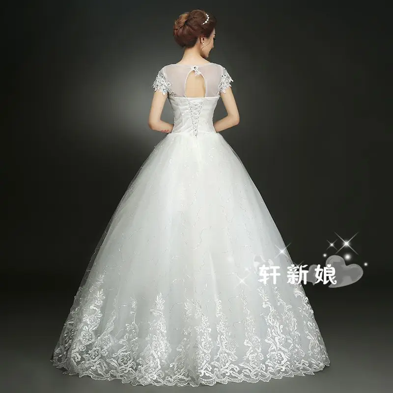 XXN-28#Wedding Dress Embroidered Lace on Net Ball Gown Cheap Items With Factory Direct De Custom Plus size New In 2024 Set auger