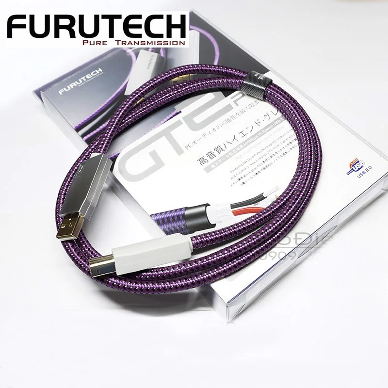 FURUTECH GT2Pro Ultimate OCC Hi-Fi USB 2.0 Digital Audio Cable A-B Square Port Decoder DAC Data Cable