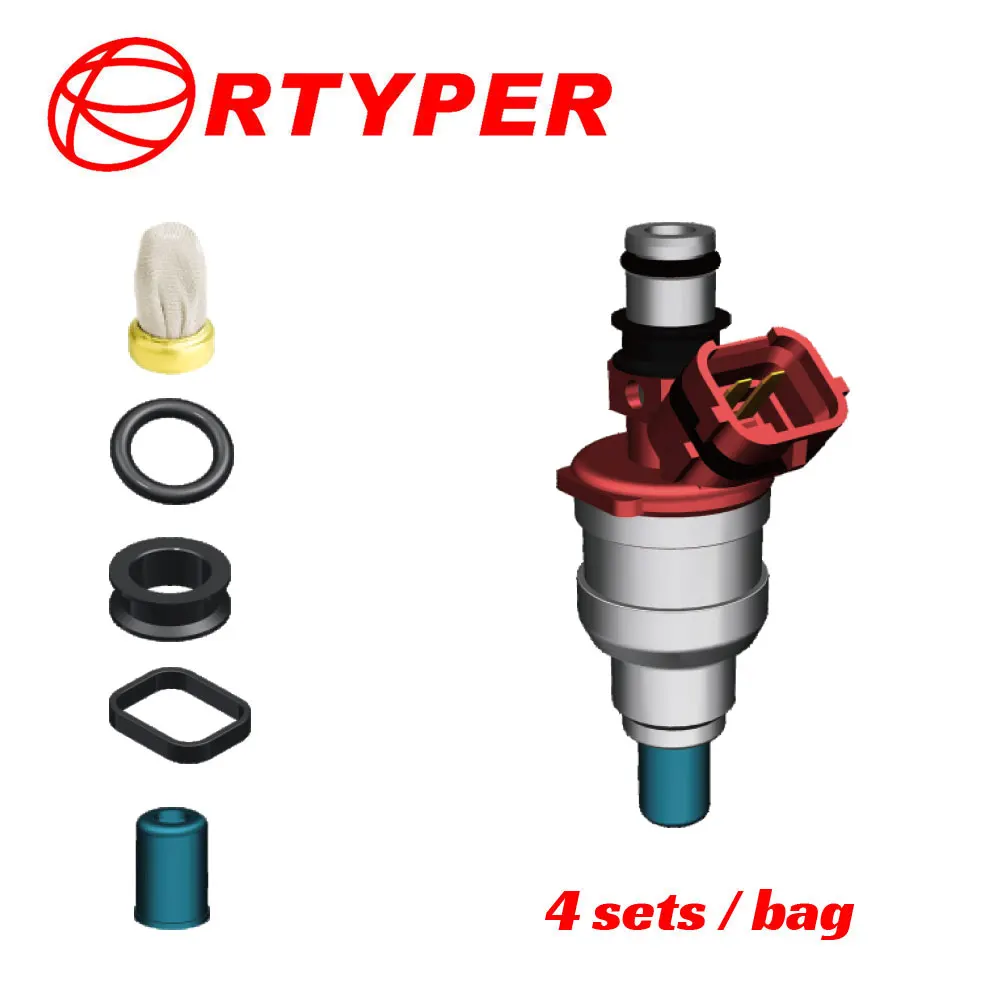 Fuel Injector 23250-50010 23250-74030 INP-062 Repair Kits For Denso For Mitsubishi Mirage Plymouth Colt Vista LEXUS LS400