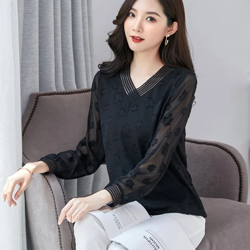 Vrouwen Blouse Plus Size Shirt Trui Lange Mouwen Tops Blouse Vrouwen Shirts Mode Vrouw Blouses 2020 Zomer Vrouwen Kleding