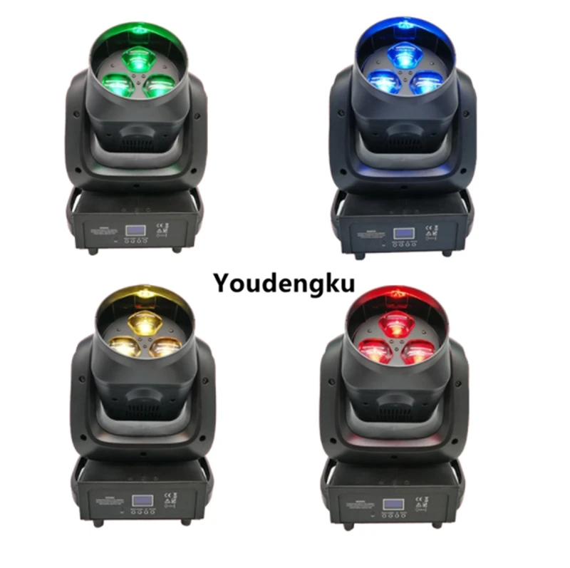 

8pcs bee eye rotating 3 x 40w 4in1 beam Moving Head Led Wash RGBW China Sharpy led Mini Beam Moving Head Zoom Light