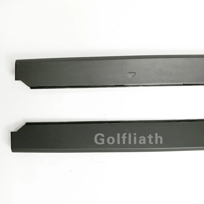 OEM GT I STYLE matte black ABS racing car bodykit side skirts for Volkswagen POLO & 1GTI & R 2011-2018